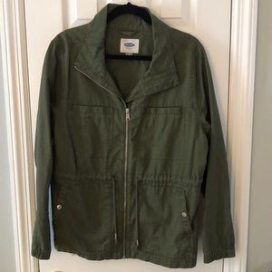 Old Navy Olive Green Anorak Jacket